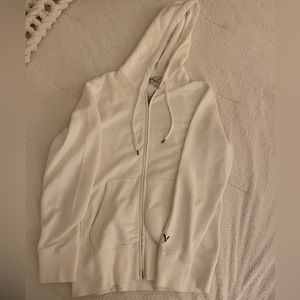 Men’s white American Eagle Zip up hoodie in a small